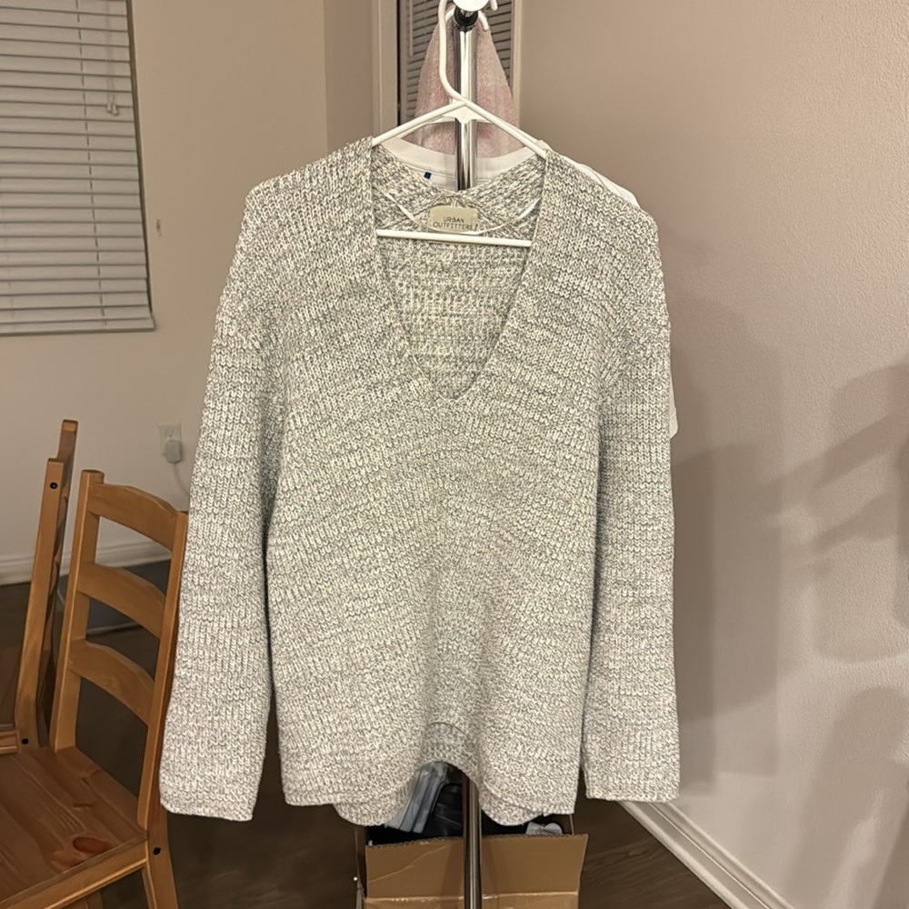 Grey casual sweater